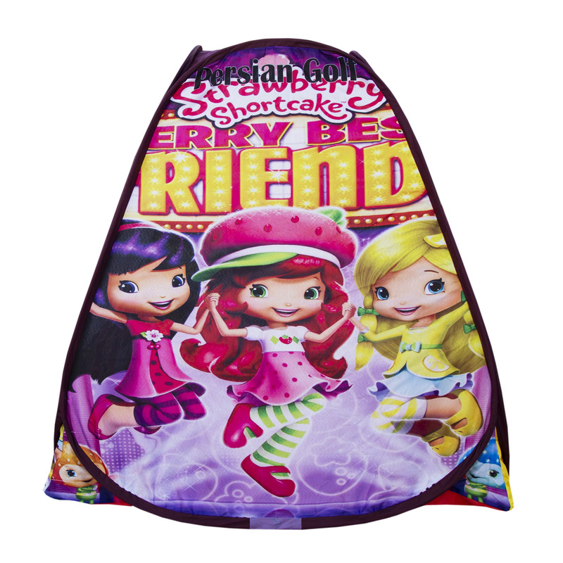چادر بازی کودک مدل دختر توت فرنگی NGVN-GR1