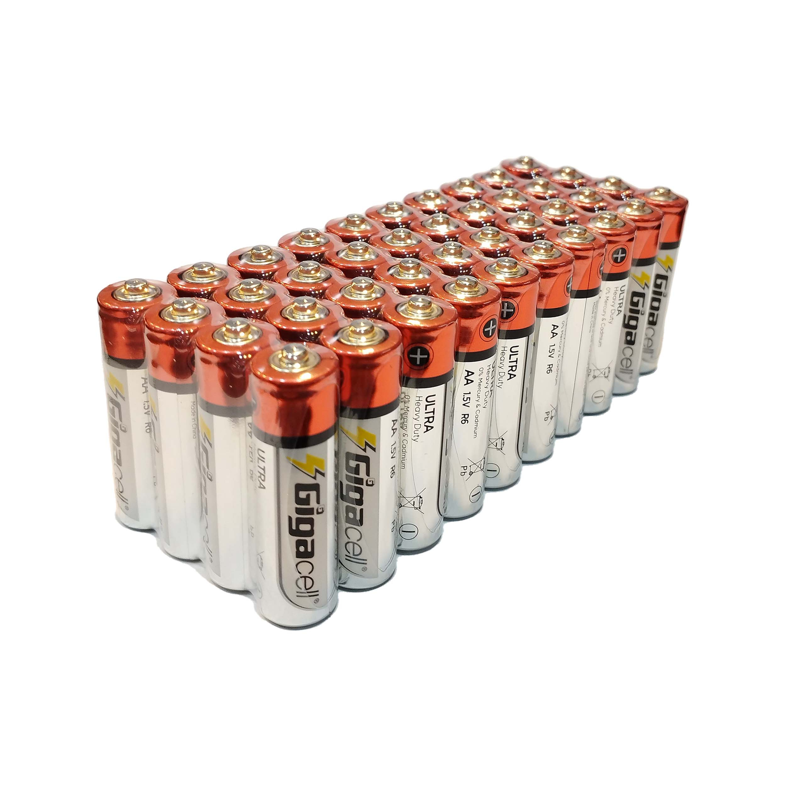 باتری قلمی گیگاسل مدل ULTRA Heavy Duty بسته 40 عددی