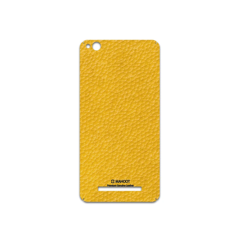 برچسب پوششی ماهوت مدل Mustard-Leather مناسب برای گوشی موبایل شیائومی Redmi 4A