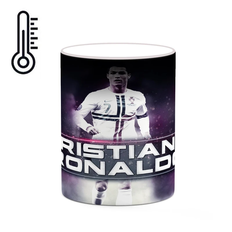 ماگ حرارتی کاکتی طرح Ronaldo رونالدو مدل mgh43134