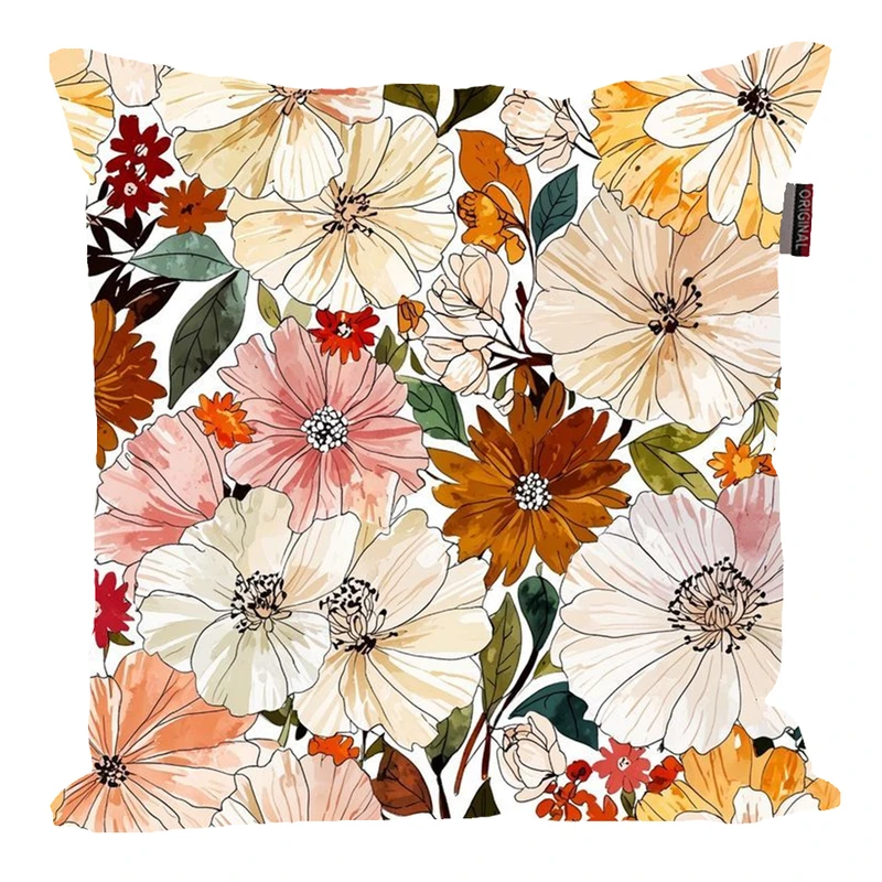 کوسن پاد آفرین مدل گل های بهاری کد PK30097