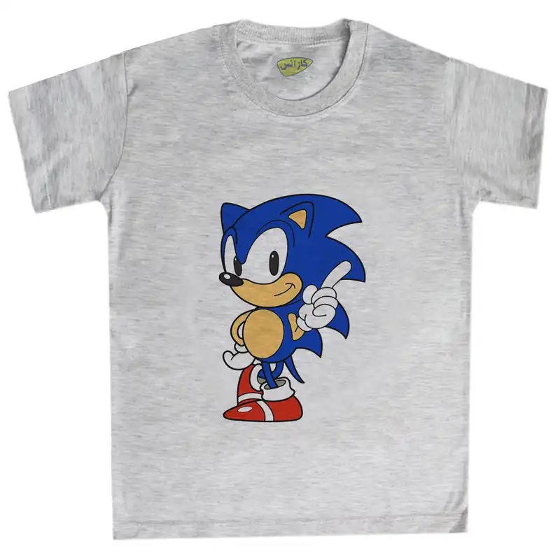 تی شرت پسرانه کارانس طرح سونیک مدل BTM-5133