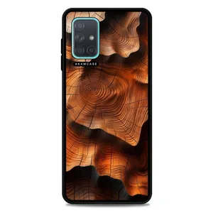 AKAM AMC-WSGA71-WOOD-9 Cover For Samsung Galaxy A71
