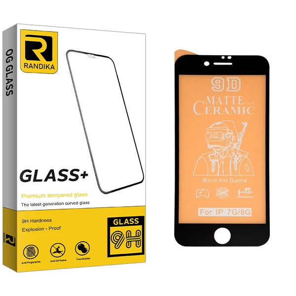 محافظ صفحه نمایش مات راندیکا مدل GLD مناسب برای گوشی موبایل اپل iphone 7/8