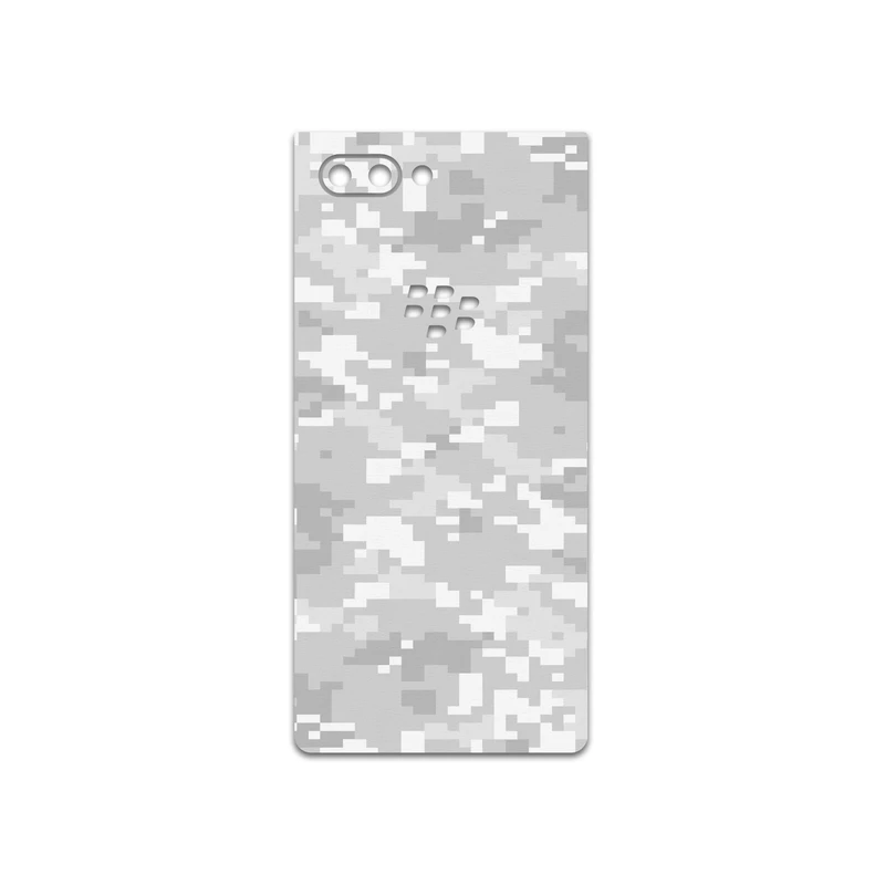 برچسب پوششی ماهوت مدل Army-Snow-Pixel مناسب برای گوشی موبایل بلک بری Key 2