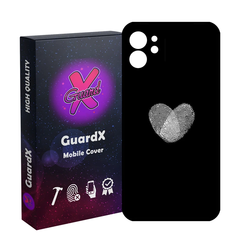 کاور گارد ایکس طرح اثر انگشت مدل Glass10727 مناسب برای گوشی موبایل اپل iPhone 11
