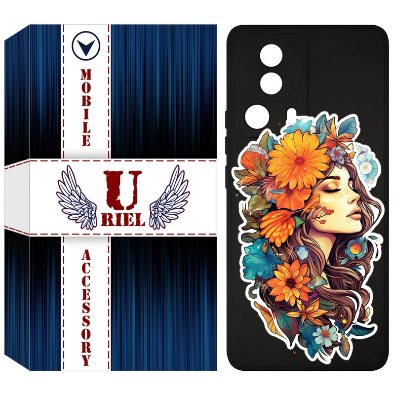 کاور یوریل مدل KSH کد 52 طرح دختر مناسب برای گوشی موبایل شیائومی 13 Lite