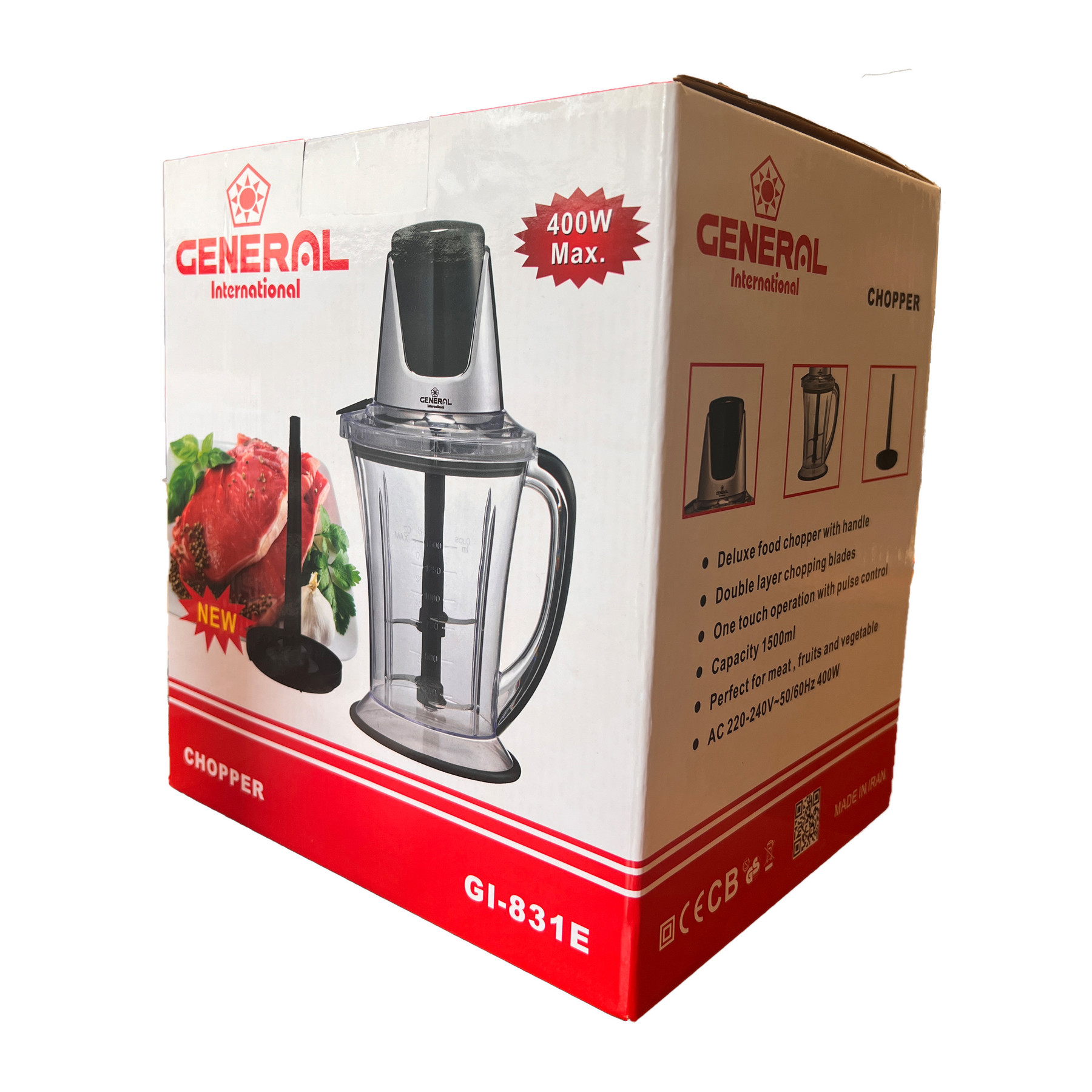 خردکن جنرال اینترنشنال مدل GI-831 خردکن جنرال اینترنشنال مدل GI-831