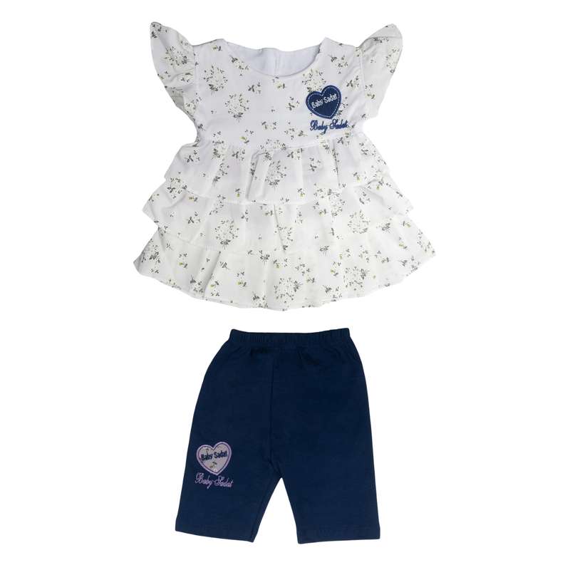 ست بلوز و شلوارک دخترانه مدل 71986