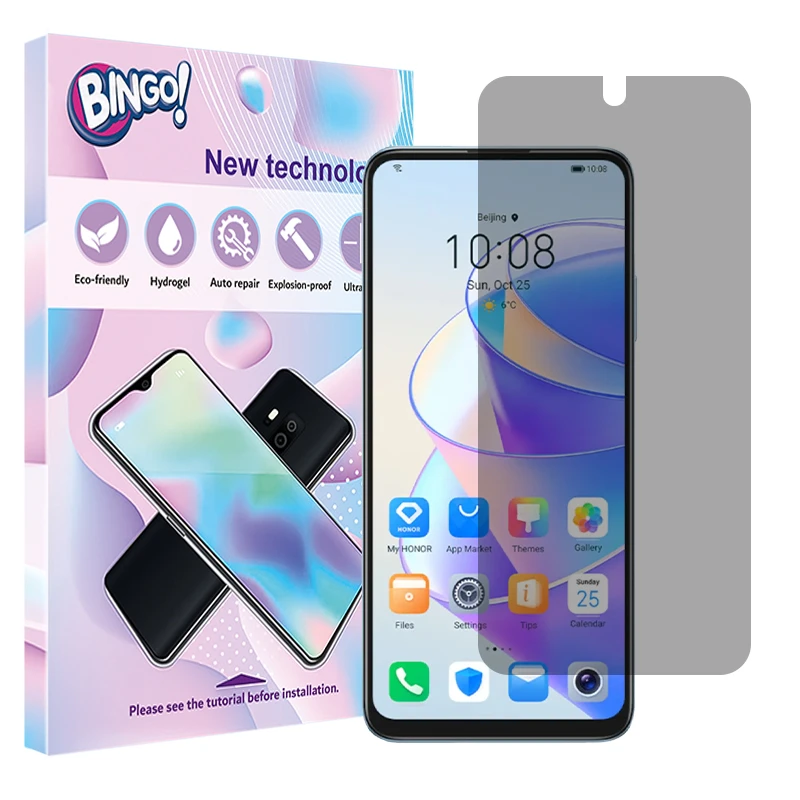 محافظ صفحه نمایش حریم شخصی بینگو مدل Tough مناسب برای گوشی موبایل آنر X7a