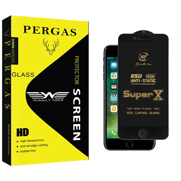 محافظ صفحه نمایش وایلی نایس مدل Pergas مناسب برای گوشی موبایل اپل iPhone 6 / 6s / 7 / 8