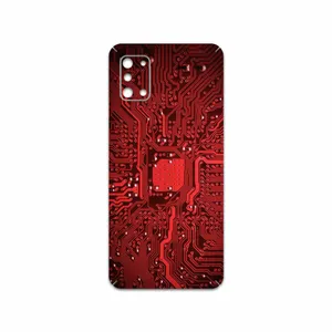 MAHOOT Red Printed Circuit Board Cover Sticker for Samsung Galaxy A31