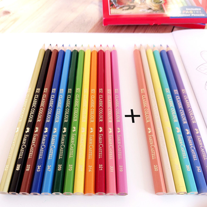 مداد رنگی 18 رنگ فابر کاستل مدل Pastel
