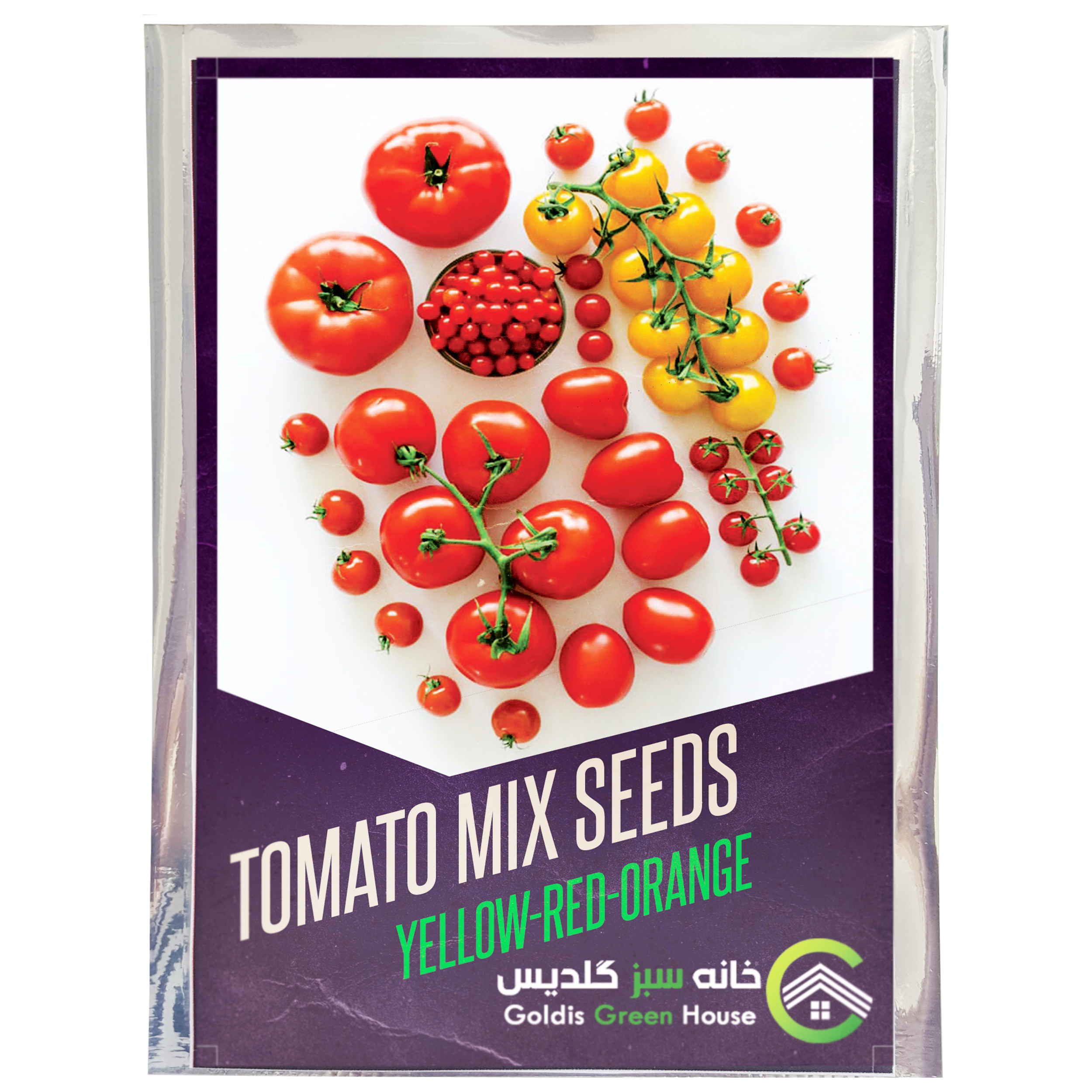 بذر گوجه میکس رنگی خانه سبز گلدیس کد 34
