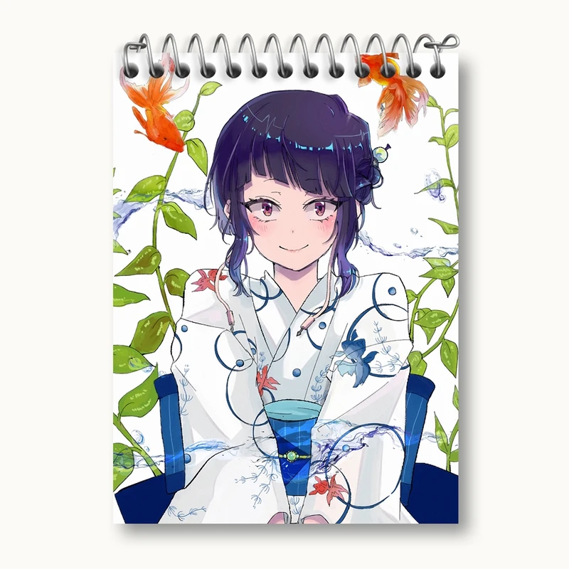 دفتر یادداشت 50 برگ خندالو مدل کیوکا جیرو انیمه آکادمی قهرمان من کد 11577