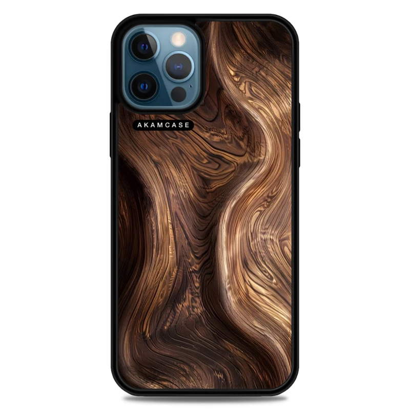 کاور آکام مدل AMC-WA12PROMAX-WOOD-8 مناسب برای گوشی موبایل اپل iPhone 12 Pro Max