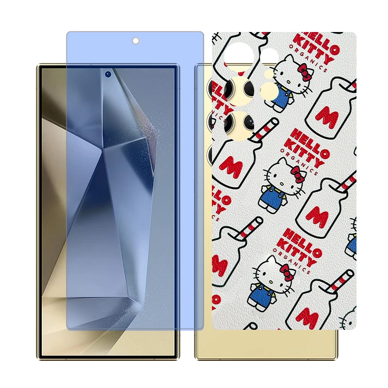 محافظ صفحه نمایش بلو کات گلس مدل Together مناسب برای گوشی موبایل سامسونگ Galaxy S22 Ultra به همراه برچسب پوششی پشت گوشی