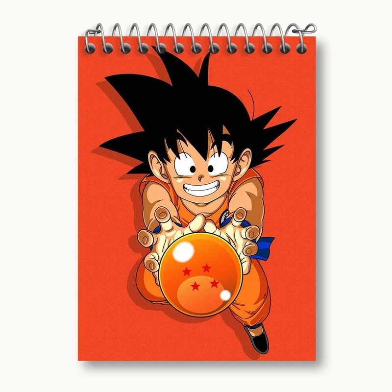 دفتر یادداشت 50 برگ خندالو مدل گوهان انیمه دراگون بال Dragon Ball کد 4942