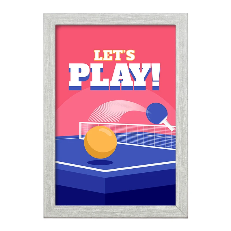 تابلو خندالو طرح پینگ پنگ Ping Pong کد 27991