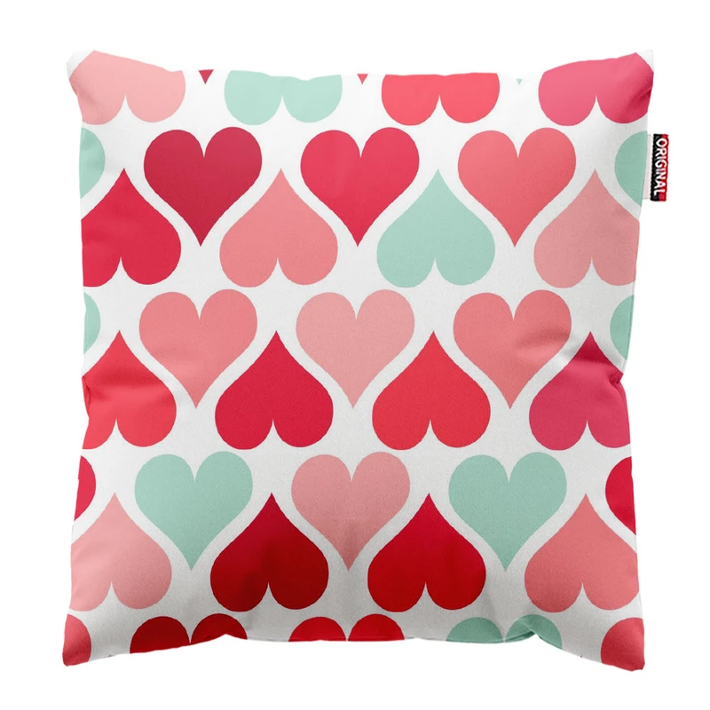   کوسن پاد آفرین طرح قلب کد 3139 سایز 30*30 سانتی متر