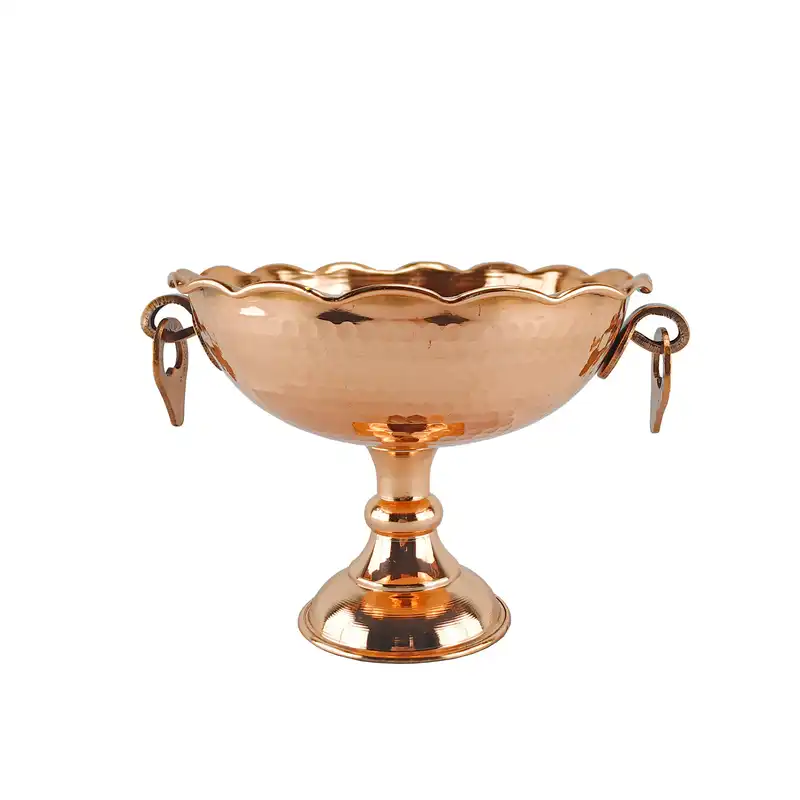 ست 5 تکه پذیرایی مسی مدل گوشواره دار چکشی نانو کد alast08301