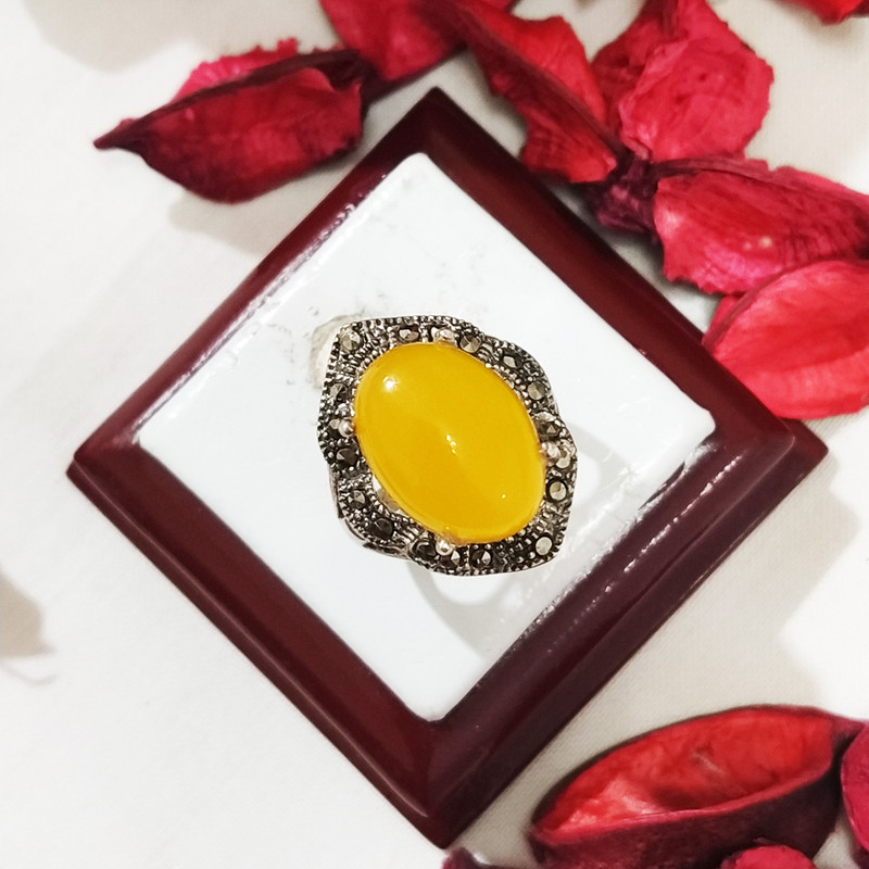 انگشتر نقره زنانه سلین کالا مدل شرف الشمس ce-As101