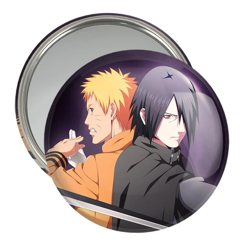 آینه جیبی خندالو مدل ناروتو و ساسکه انیمه بوروتو Boruto  کد 13139
