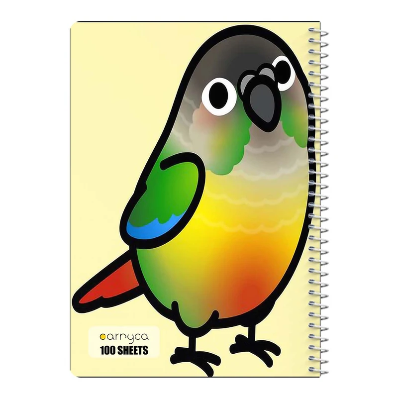 دفتر مشق 100 برگ سیمی کارنیکا طرح طوطی Parrot کد 49781
