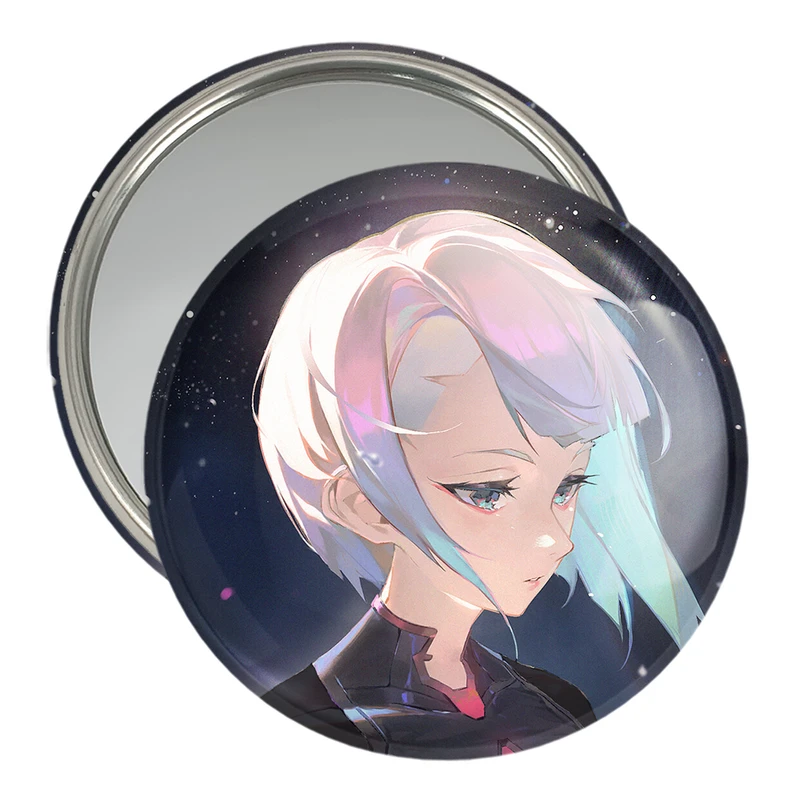 آینه جیبی خندالو مدل لوسی انیمه سایبرپانک کد 23963