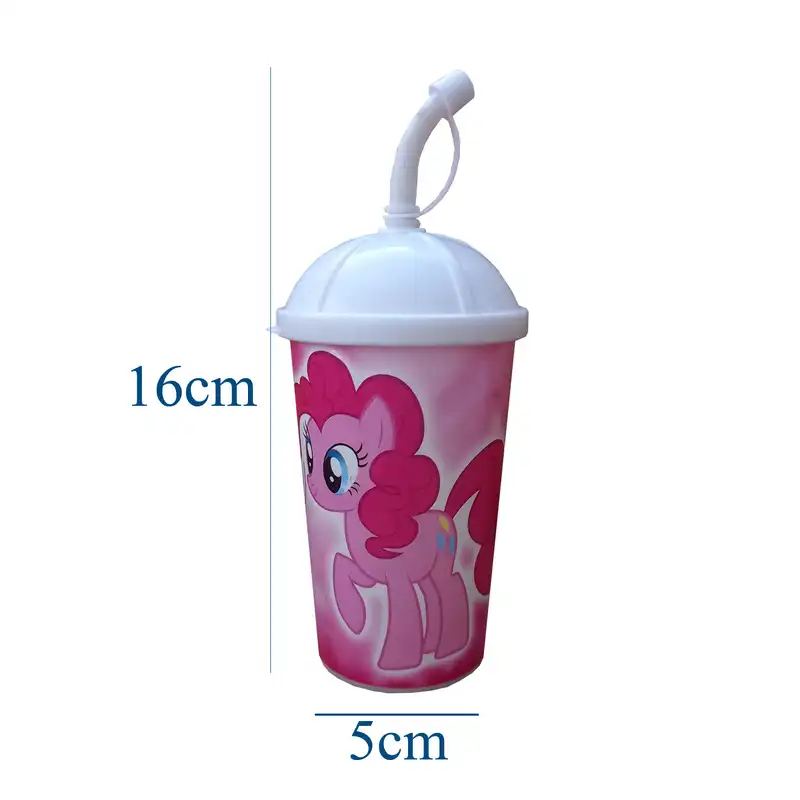 لیوان کودک مدل نی دار طرح پونی کد P-2