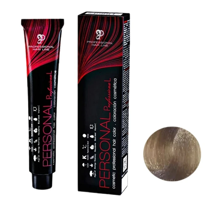 رنگ مو پرسونال پی ال شماره 6.15 حجم 100 میلی‌لیتر رنگ بلوند شنی تیره