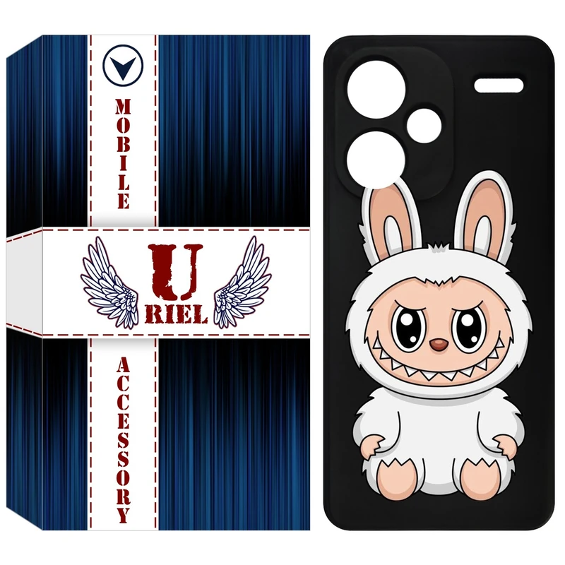 کاور یوریل مدل KSH کد 113 طرح عروسک لبوبو مناسب برای گوشی موبایل شیائومی Redmi Note 13 Pro Plus
