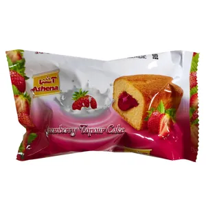 کیک توپر توت فرنگی آشنا - 35 گرم بسته 32 عددی