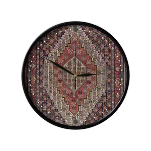 ساعت دیواری مدوپد طرح فرش سنندج مدل C-Sanandaj24