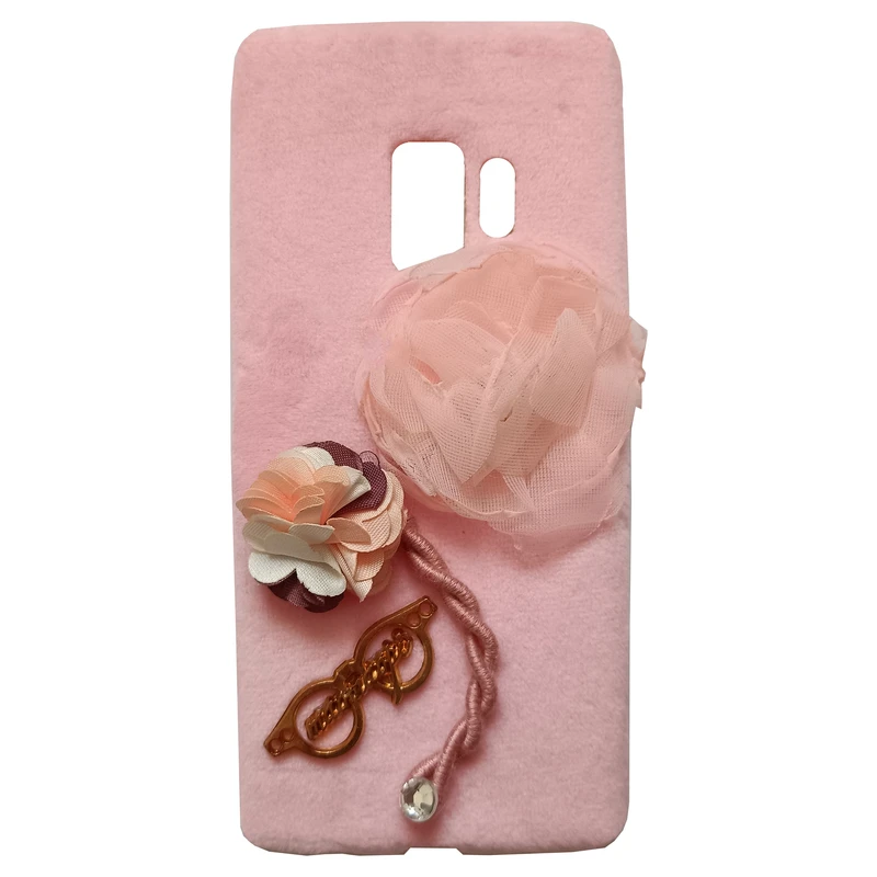 کاور مدل عروسکی کد 31-0 طرح گل مناسب برای گوشی موبایل سامسونگ Galaxy S9