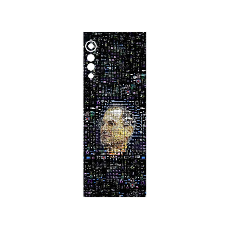 برچسب پوششی ماهوت مدل 2 Collage of Steve Jobs مناسب برای گوشی موبایل ال جی Velvet 5G