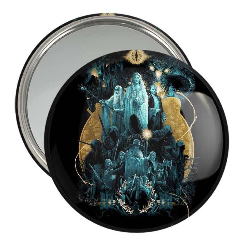 آینه جیبی خندالو طرح ارباب حلقه ها Lord of the Rings  کد 4760