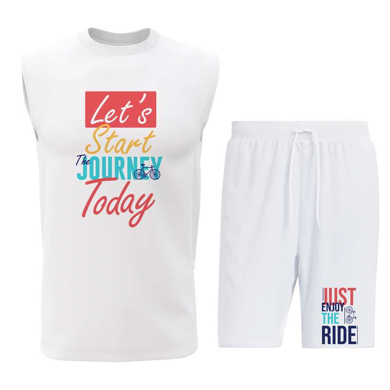 ست تاپ و شلوارک مردانه مدل T113W