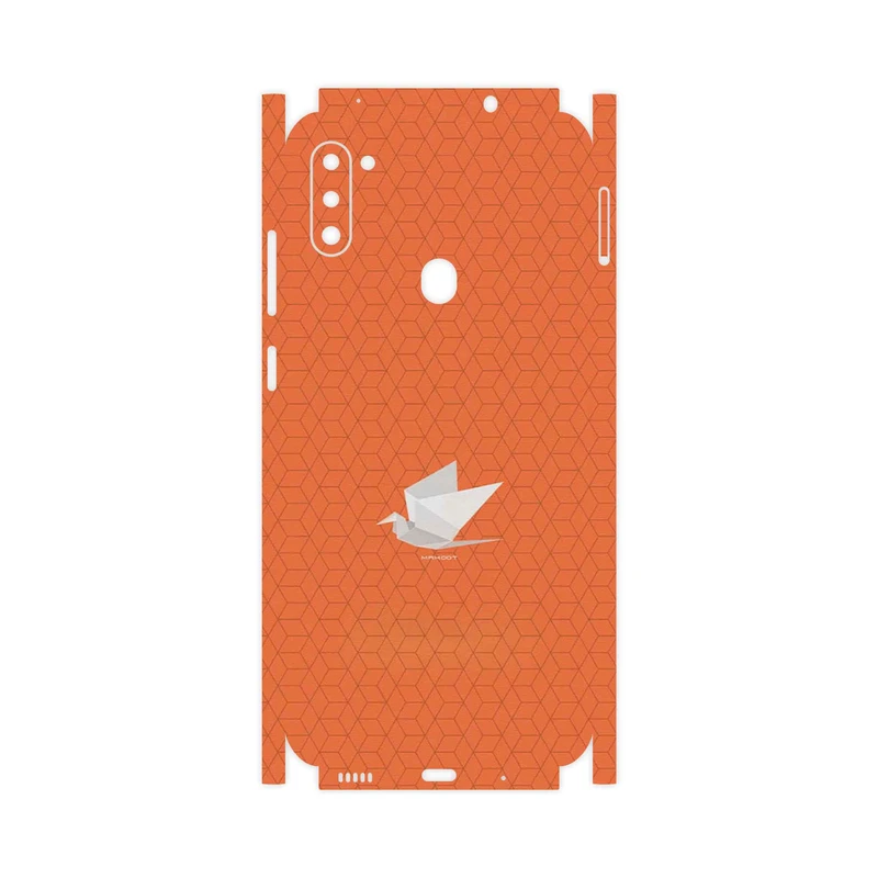 برچسب پوششی ماهوت مدل Minimalist origami bird-FullSkin مناسب برای گوشی موبایل سامسونگ Galaxy M11