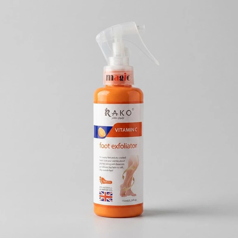 اسکراب لایه بردار پا راکو مجیک مدل VitaminC حجم 150 میلی لیتر