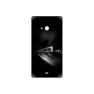 MAHOOT Black Portrait Cover Sticker for Microsoft Lumia 540