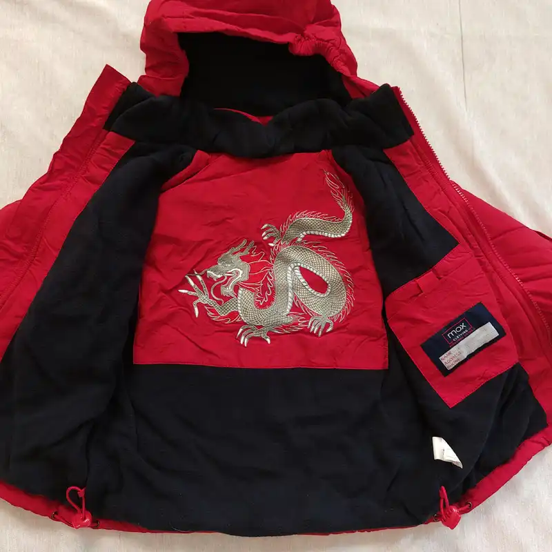 کاپشن دخترانه مکس مدل اژدها