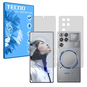 Tecno Hydrogel model Transparent Screen Protector for ZTE nubia RedMagic 11 Pro (Global) mobile phone along with the back protector