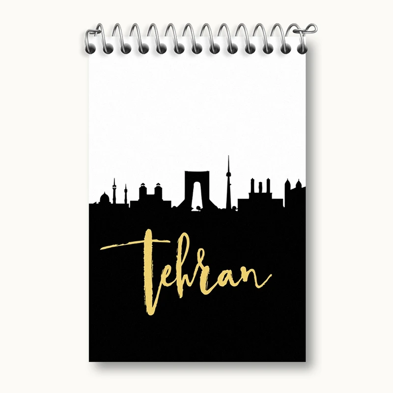 دفتر یادداشت 50 برگ خندالو مدل تهران کد F1725