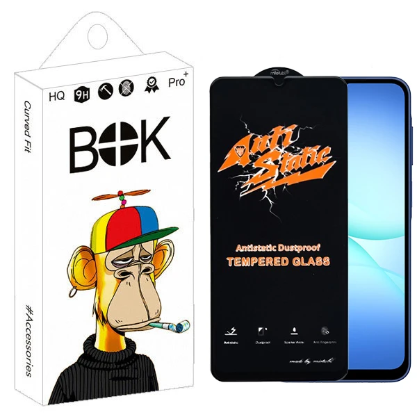  محافظ صفحه نمایش آنتی‌استاتیک بوک مدل Anti-Static Edge مناسب برای گوشی موبایل سامسونگ GALAXY a17