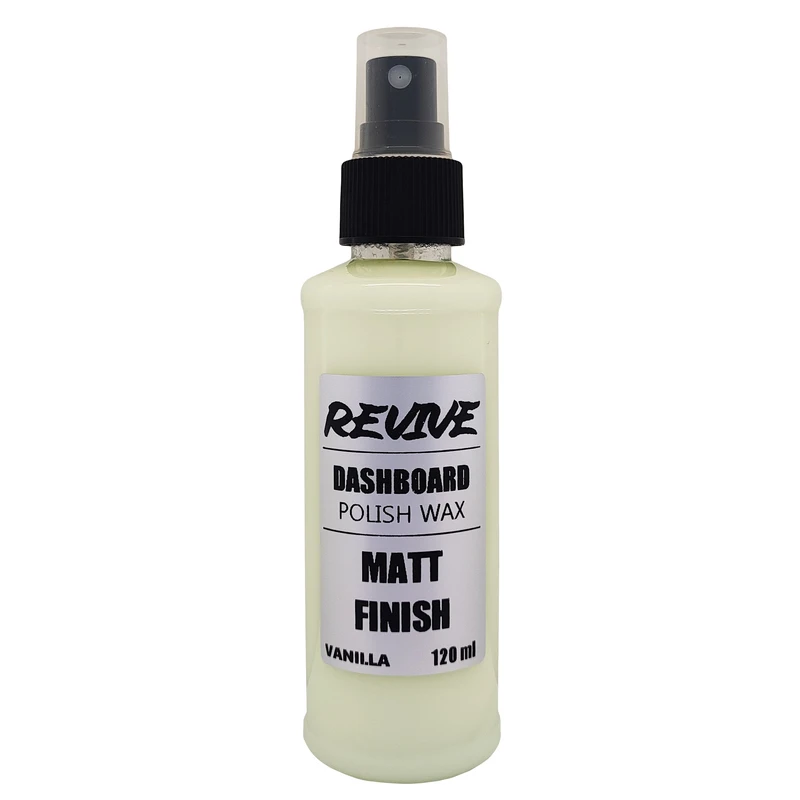 واکس و محافظ داشبورد مات ریوایو مدل matt finish حجم 120ml