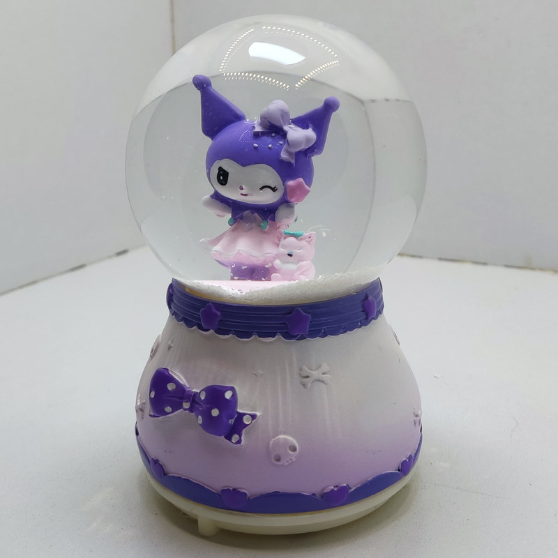 گوی موزیکال مدل چراغ دار طرح کرومی