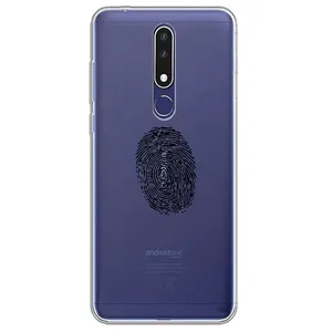 Megafone Finger Print C62-B Cover For Nokia 3.1 Plus
