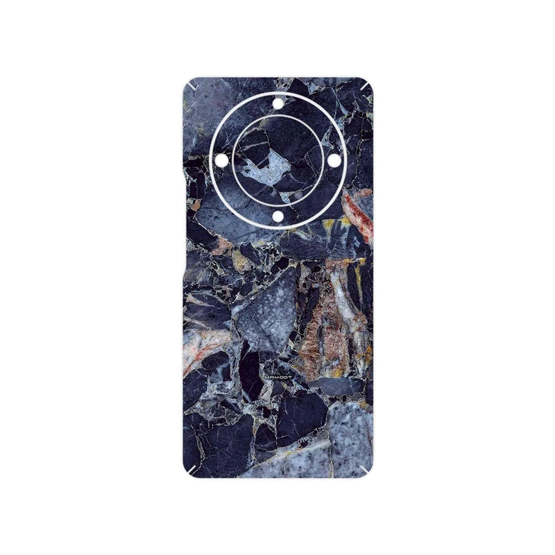برچسب پوششی ماهوت مدل Broken black marble مناسب برای گوشی موبایل آنر X9a