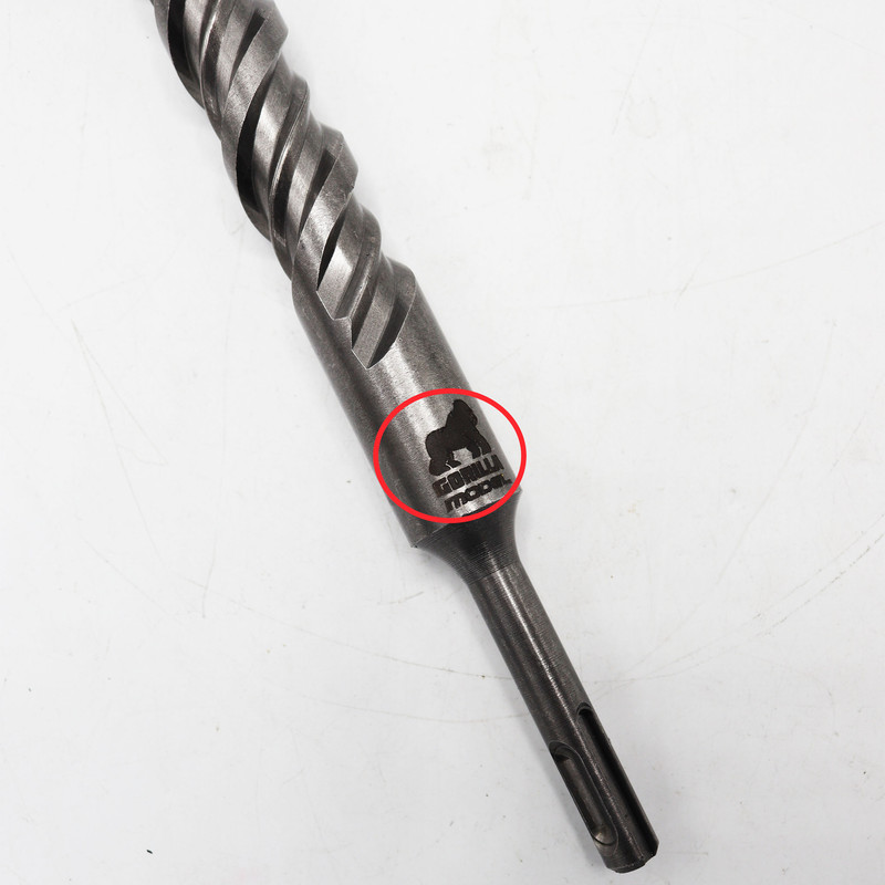 مته 4 شیار الماسه مدل گوریلا کد YPT-24460 سایز 24 میلیمتر